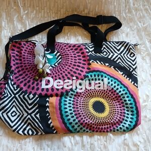 Desigual Multicolor XL Tote Bag